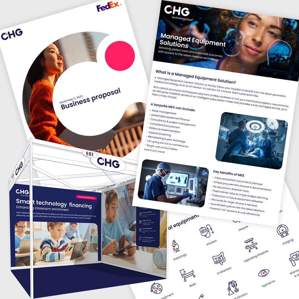 CHG-MERIDIAN marketing collateral
